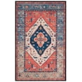 thumbnail image 1 of SAFAVIEH Tucson Nicole Traditional Machine Washable Area Rug, 3' x 5', Rust/Blue, 1 of 8