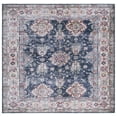 thumbnail image 1 of SAFAVIEH Tucson Paisley Traditional Machine Washable Area Rug, 6' x 6' Square, Navy/Beige, 1 of 9