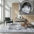 thumbnail image 1 of SAFAVIEH Tucson Rorie Medallion Machine Washable Area Rug, Dark Grey/Light Grey, 8' x 10', 1 of 13