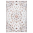 thumbnail image 1 of SAFAVIEH Tucson Rosario Traditional Machine Washable Area Rug, 4' x 6', Beige/Grey, 1 of 9