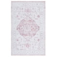 thumbnail image 1 of SAFAVIEH Tucson Roslyn Traditional Machine Washable Area Rug, 4' x 6', Beige/Rust, 1 of 9