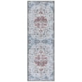 thumbnail image 1 of SAFAVIEH Tucson Soho Daven Traditional Machine Washable Runner, 2'6" x 8', Grey/Rust, 1 of 9