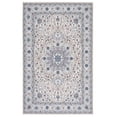 thumbnail image 1 of SAFAVIEH Tucson Stuart Traditional Machine Washable Area Rug, 4' x 6', Beige/Green, 1 of 9