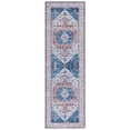 thumbnail image 1 of SAFAVIEH Tucson Tanja Traditional Machine Washable Runner, 2'6" x 8', Beige/Blue, 1 of 9