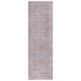 thumbnail image 1 of SAFAVIEH Tucson Thornton Traditional Machine Washable Runner, 2'6" x 8', Grey/Rust, 1 of 9