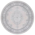 thumbnail image 1 of SAFAVIEH Tucson Toby Traditional Machine Washable Area Rug, 6' x 6' Round, Beige/Light Green, 1 of 9