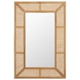 thumbnail image 1 of SAFAVIEH Tulia 24 in. x 36 in. Solid Frame Mirror, Natural, 1 of 4
