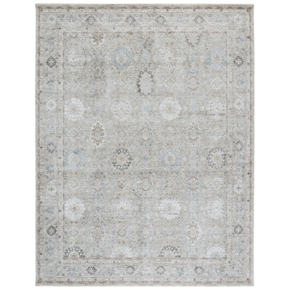 SAFAVIEH Tulip Caelan Oriental Area Rug, Grey/Beige, 8' x 10'
