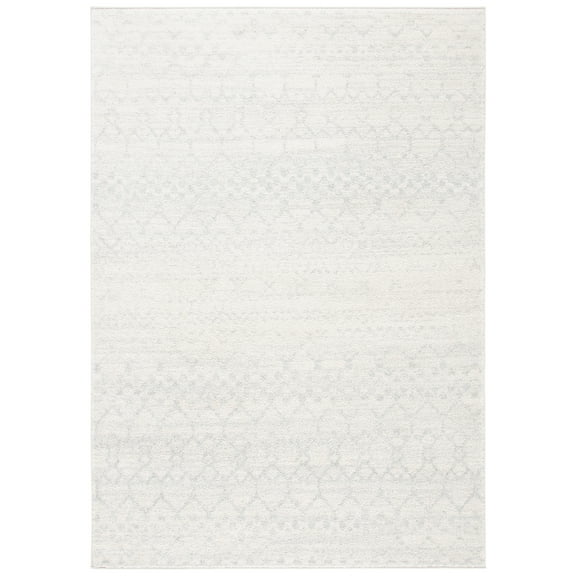 SAFAVIEH Tulum Adair Oriental Area Rug, Ivory/Light Grey, 5'3" x 7'6"