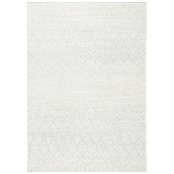 SAFAVIEH Tulum Adair Oriental Area Rug, Ivory/Light Grey, 9' x 12'