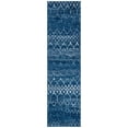 thumbnail image 1 of SAFAVIEH Tulum Adair Distressed Geometric Runner, 2' x 13', Blue/Ivory, 1 of 7