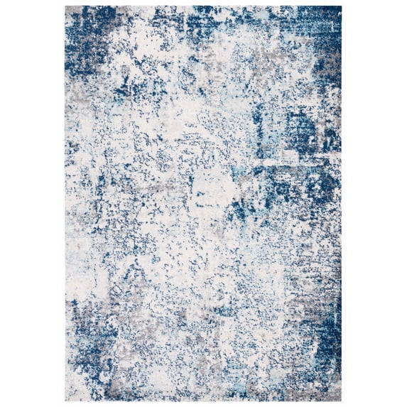 SAFAVIEH Tulum Ainsley Traditional Area Rug, 4' x 6', Ivory/Blue