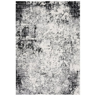SAFAVIEH Tulum Ainsley Traditional Area Rug, 5'3" x 7'6", Ivory/Black