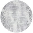 thumbnail image 1 of SAFAVIEH Tulum Aleah Abstract Area Rug, 5' x 5' Round, Ivory/Grey, 1 of 8