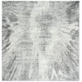 thumbnail image 1 of SAFAVIEH Tulum Aleah Abstract Area Rug, 5' x 5' Square, Ivory/Grey, 1 of 8