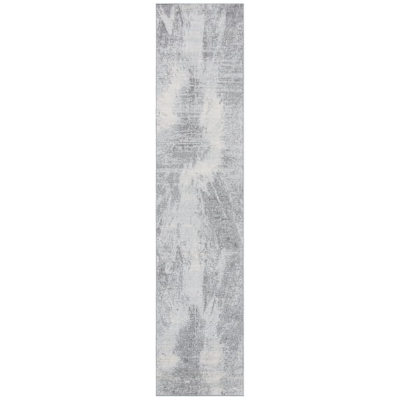 SAFAVIEH Tulum Aleah Abstract Runner, 2' x 7', Ivory/Grey