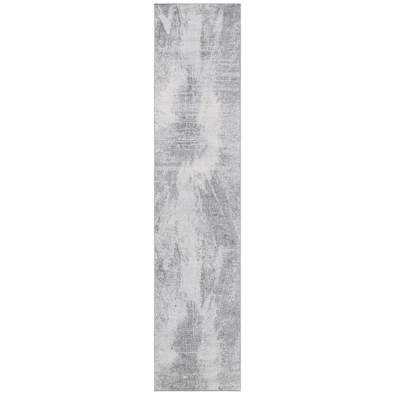SAFAVIEH Tulum Aleah Abstract Runner, 2' x 9', Ivory/Grey