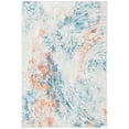 thumbnail image 1 of SAFAVIEH Tulum Amery Abstract Area Rug, 4' x 6', Ivory/Dark Blue, 1 of 7