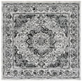 thumbnail image 1 of SAFAVIEH Tulum Braganza Medallion Area Rug, Ivory/Black, 5' x 5' Square, 1 of 11