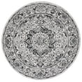thumbnail image 1 of SAFAVIEH Tulum Braganza Medallion Area Rug, Ivory/Black, 8' x 8' Round, 1 of 8