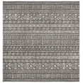 thumbnail image 1 of SAFAVIEH Tulum Britton Moroccan Geometric Area Rug, 8' x 8' Square, Dark Grey/Ivory, 1 of 7