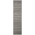 thumbnail image 1 of SAFAVIEH Tulum Britton Moroccan Geometric Runner, 2' x 11', Dark Grey/Ivory, 1 of 7