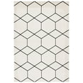 thumbnail image 1 of SAFAVIEH Tulum Carmella Geometric Area Rug, 4'5" x 6'5", Ivory/Black, 1 of 8
