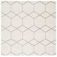 thumbnail image 1 of SAFAVIEH Tulum Carmella Geometric Area Rug, 6'7" x 6'7" Square, Ivory/Grey, 1 of 8