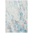 thumbnail image 1 of SAFAVIEH Tulum Cebrail Abstract Area Rug, 5'3" x 7'6", Ivory/Blue, 1 of 8