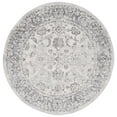 thumbnail image 1 of SAFAVIEH Tulum Chao Traditional Area Rug, 6'7" x 6'7" Round, Ivory/Grey, 1 of 8