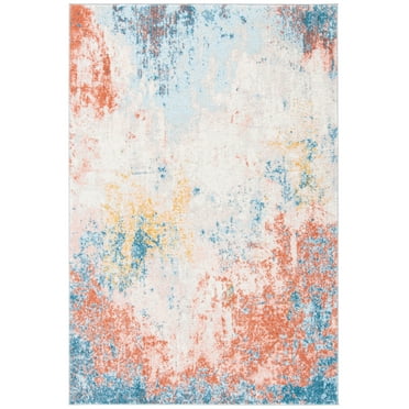 SAFAVIEH Tulum Collection TUL207A Ivory / Pink Rug