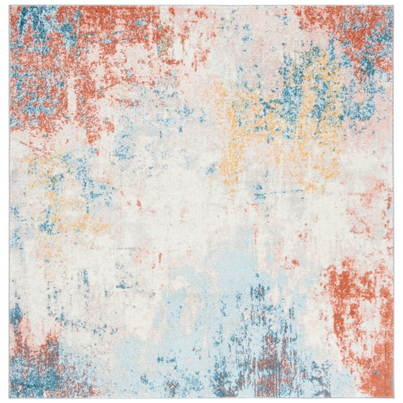 SAFAVIEH Tulum Collection TUL207A Ivory / Pink Rug