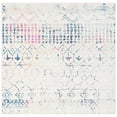 thumbnail image 1 of SAFAVIEH Tulum Coriander Moroccan Geometric Area Rug, 6'7" x 6'7" Square, Ivory/Blue, 1 of 8