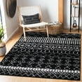 thumbnail image 1 of SAFAVIEH Tulum Coriander Moroccan Geometric Area Rug, Black/Ivory, 5'3" x 7'6", 1 of 3