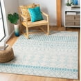 thumbnail image 1 of SAFAVIEH Tulum Coriander Moroccan Geometric Area Rug, Ivory/Turquoise, 4' x 6', 1 of 10