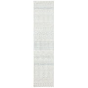 SAFAVIEH Tulum Coriander Moroccan Geometric Runner, 2' x 5', Ivory/Light Grey