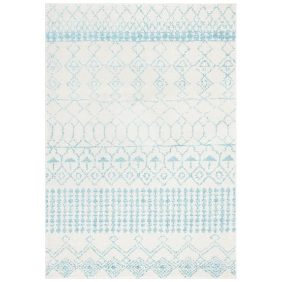 SAFAVIEH Tulum Coriander Oriental Area Rug, Ivory/Turquoise, 3' x 5'
