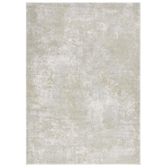 SAFAVIEH Tulum Fari Distressed Area Rug, Ivory/Sage, 3' x 5'