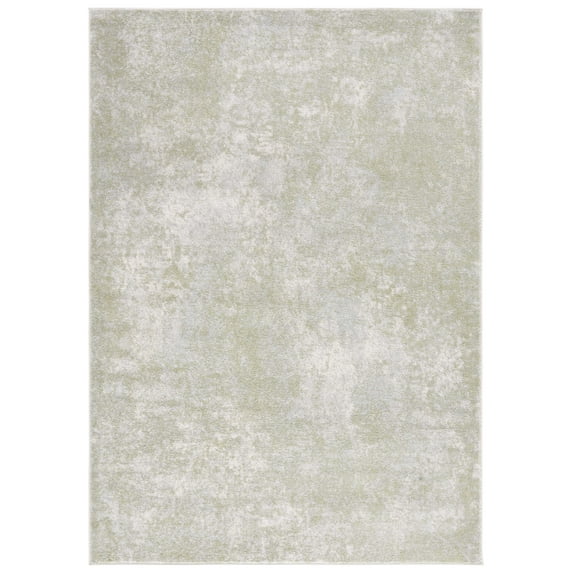 SAFAVIEH Tulum Fari Distressed Area Rug, Ivory/Sage, 6' x 9'