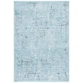 thumbnail image 1 of SAFAVIEH Tulum Flint Distressed Southwestern Area Rug, 6' x 9', Aqua Blue/Dark Grey, 1 of 9