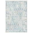 thumbnail image 1 of SAFAVIEH Tulum Flint Distressed Southwestern Area Rug, 6' x 9', Ivory/Teal, 1 of 9