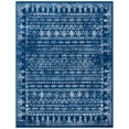 thumbnail image 1 of SAFAVIEH Tulum Flint Distressed Southwestern Area Rug, 8' x 10', Navy/Grey, 1 of 9