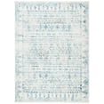 thumbnail image 1 of SAFAVIEH Tulum Flint Distressed Southwestern Area Rug, 9' x 12', Ivory/Teal, 1 of 9