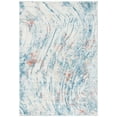 thumbnail image 1 of SAFAVIEH Tulum Fredrick Abstract Area Rug, 4' x 6', Ivory/Dark Blue, 1 of 7