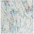 thumbnail image 1 of SAFAVIEH Tulum Fredrick Abstract Area Rug, 6'7" x 6'7" Square, Ivory/Dark Blue, 1 of 7