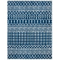 thumbnail image 1 of SAFAVIEH Tulum Glen Moroccan Geometric Area Rug, 10' x 10' Square, Navy/Ivory, 1 of 7