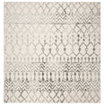 thumbnail image 1 of SAFAVIEH Tulum Glen Moroccan Geometric Area Rug, 5' x 5' Square, Ivory/Grey, 1 of 7