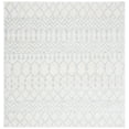 thumbnail image 1 of SAFAVIEH Tulum Glen Moroccan Geometric Area Rug, 5' x 5' Square, Ivory/Light Grey, 1 of 7