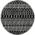 thumbnail image 1 of SAFAVIEH Tulum Glen Oriental Area Rug, Black/Ivory, 6'7" x 6'7" Round, 1 of 10