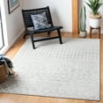 thumbnail image 1 of SAFAVIEH Tulum Glen Moroccan Geometric Area Rug, Light Grey/Ivory, 6'7" x 6'7" Square, 1 of 9